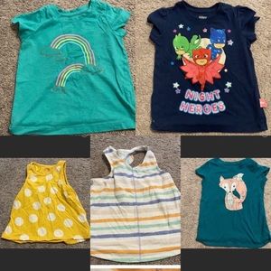 Bundle of girls 3t summer tops